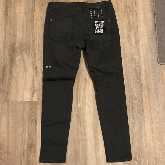 Ksubi Black Distressed Men's Jeans